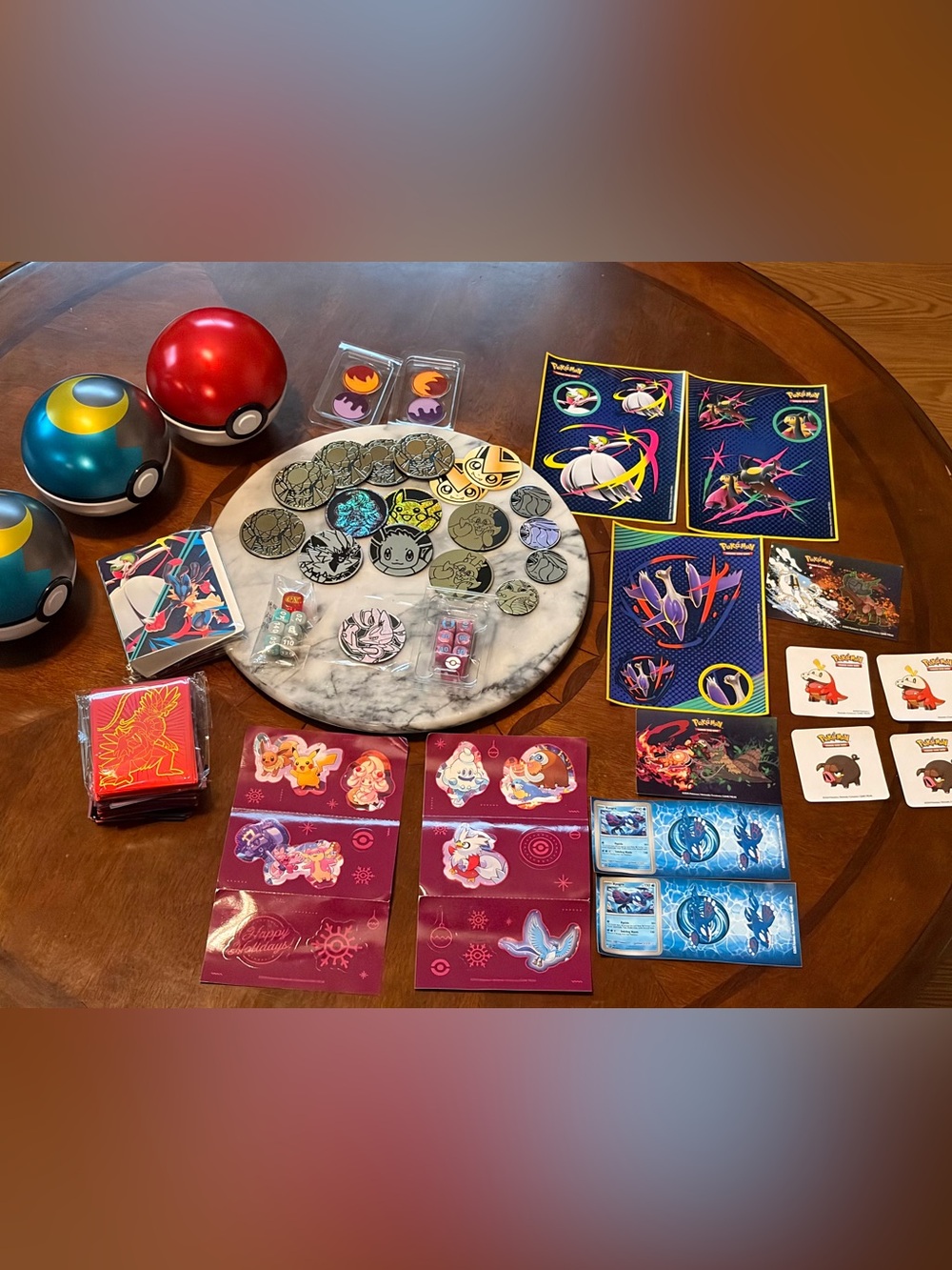 Pokemon accessories jumbo cards and pair mint